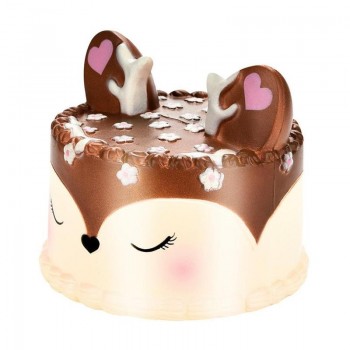 18 Newest Slow Rising Squishies Jumbo 11cm Kawaii Dream Elk Deer Cake Scented Squishy Charm Slow Rising Kid Toy Gift Home Decor