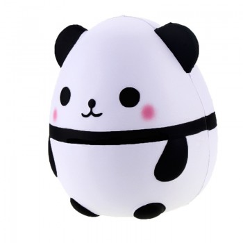 Jumbo 12CM Cute Panda Bear Egg Squishy Slow Rising Squeeze Toys Soft Stretchy Scented Stress Relief Toy Xmas Decor Gifts 12*8CM