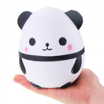 Jumbo 12CM Cute Panda Bear Egg Squishy Slow Rising Squeeze Toys Soft Stretchy Scented Stress Relief Toy Xmas Decor Gifts 12*8CM