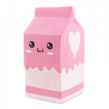 Jumbo Emoji Face Milk Box Squishy Slow Rising Squeeze Toys Soft Stuffed Scented Kid Fun Toy Gift 11*6*6CM