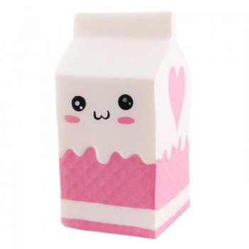 Jumbo Emoji Face Milk Box Squishy Slow Rising Squeeze Toys Soft Stuffed Scented Kid Fun Toy Gift 11*6*6CM