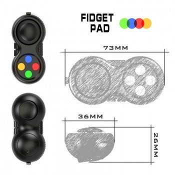 Fidget Pad Cube Stress Reliever Squeeze Fun Magic Cube Fidget Desk Toy Handle Toys Stress Rainbow Strange-shape Puzzles GJY003