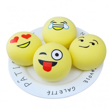 1pcCute Mochi Squishies Emoji Super Slow Rising Fruits Scented Squeeze Stress Relief Toys for children for kid A1