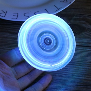 Luminous LED light Fidget Spinner Hand Top Spinners Glow in Dark Light EDC Figet Spiner Batman Finger  Stress Relief Toys