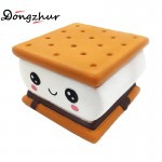Cute Chocolate Sandwich Cookies Shaped Slow Rebound squishy Toy Funny Simulation Soft Food Childrens Decompression Toy QWE9853A