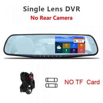 Jansite Car DVR Dual Lens Touch Screen FHD Car Camera Video Recorder Rearview Mirror With Rear view DVR Dashcam Auto Registrator