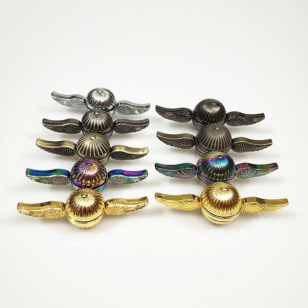 Fidget Spinner Harry Potter Golden Snitch Hand Spinners Rainbow Metal Copper Cupid Angel Wing Decompression Toy finger Gyro