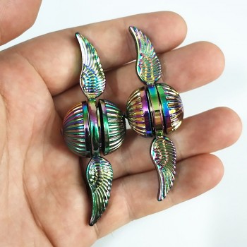 Fidget Spinner Harry Potter Golden Snitch Hand Spinners Rainbow Metal Copper Cupid Angel Wing Decompression Toy finger Gyro
