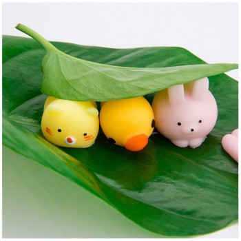 30pcs/set mini cat animal squishy slow rising jumbo lanyard Squishy Slow Rising squeeze lanyard for keys groot phone strap