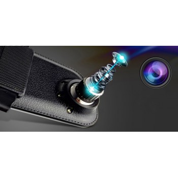 4.3 1080P car rearview mirror dvr car full HD 1080p car driving video recorder camera car reverse image dual lens Free shipping