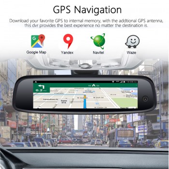 2019 ANSTAR 3CH Cameras Rear View Mirror 2GB+32GB Dash Cam 4G Android Auto Camera HD 1080P GPS WIFI ADAS Registrar Car DVR