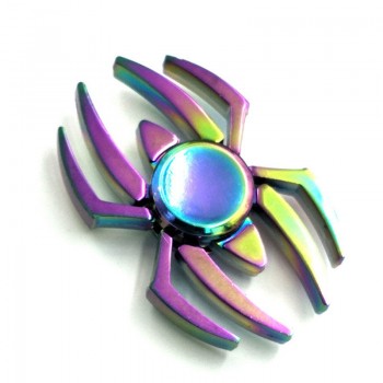 2018 Rainbow Fidget Spinner Metal Triangle Hand Spinner Anti Stress Wheel Finger Spinner Top EDC Sensory Widget Fidget Toys FX16