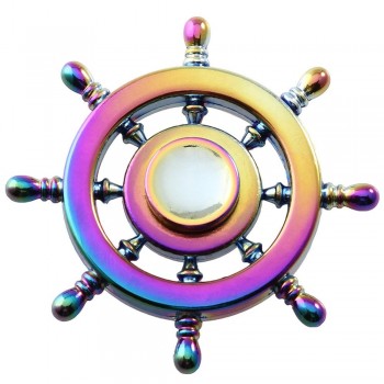 2018 Rainbow Fidget Spinner Metal Triangle Hand Spinner Anti Stress Wheel Finger Spinner Top EDC Sensory Widget Fidget Toys FX16
