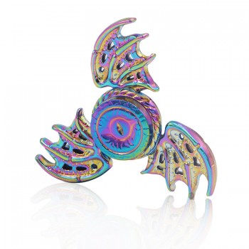 2018 Rainbow Fidget Spinner Metal Triangle Hand Spinner Anti Stress Wheel Finger Spinner Top EDC Sensory Widget Fidget Toys FX16