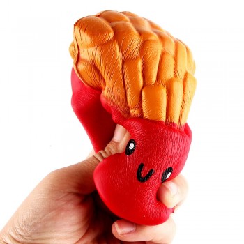 12CM PU French Fries Cream Scented Squeeze Toys 6 Second Slow Rising Toy Cute Stress Relief Squishy Toy Drop Shipping