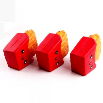 12CM PU French Fries Cream Scented Squeeze Toys 6 Second Slow Rising Toy Cute Stress Relief Squishy Toy Drop Shipping