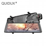 QUIDUX 3G Car Dvr Rearview Mirror Camera 10 Touch Android 5.0 GPS Navigators WIFI FHD 1080P Dual Lens Parking Monitor
