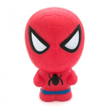 New Cute Super Hero Squishy Spiderman Iron Man Hulk Slow Rising Soft Squeeze Toy Bread Scented Stress Relief for Kid Fun Gift