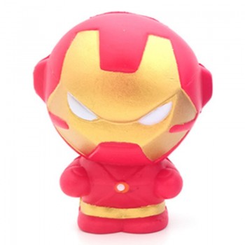 New Cute Super Hero Squishy Spiderman Iron Man Hulk Slow Rising Soft Squeeze Toy Bread Scented Stress Relief for Kid Fun Gift