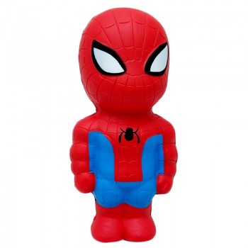 New Cute Super Hero Squishy Spiderman Iron Man Hulk Slow Rising Soft Squeeze Toy Bread Scented Stress Relief for Kid Fun Gift