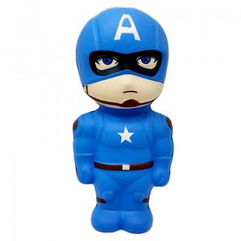 New Cute Super Hero Squishy Spiderman Iron Man Hulk Slow Rising Soft Squeeze Toy Bread Scented Stress Relief for Kid Fun Gift
