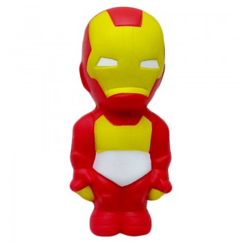 New Cute Super Hero Squishy Spiderman Iron Man Hulk Slow Rising Soft Squeeze Toy Bread Scented Stress Relief for Kid Fun Gift