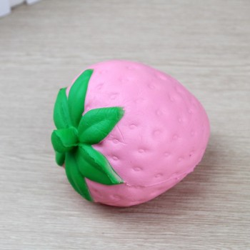 Zhenwei Squishy Toys Slow Rising Strawberry Fruit Jumbo Phone Strap Squishi Squeeze Toy Squishes No Sound Decoration Kindergarte