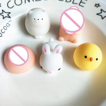 5pcs/pack Squishy Squeeze Cat Mochi Antistress Squishes Soft Ball Squishies Kawaii Animals Anti stress Fun Toys Set for Children