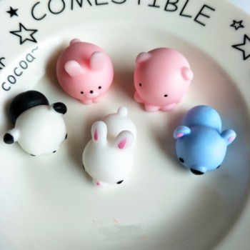 5pcs/pack Squishy Squeeze Cat Mochi Antistress Squishes Soft Ball Squishies Kawaii Animals Anti stress Fun Toys Set for Children