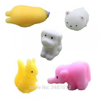 5pcs/pack Squishy Squeeze Cat Mochi Antistress Squishes Soft Ball Squishies Kawaii Animals Anti stress Fun Toys Set for Children