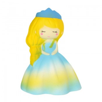 Jumbo Kawaii Princess Girl Doll Squishy Slow Rising Soft Squeeze Toy Bread Cake Scented Stress Relief Fun for Kid Xmas Gift