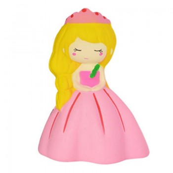 Jumbo Kawaii Princess Girl Doll Squishy Slow Rising Soft Squeeze Toy Bread Cake Scented Stress Relief Fun for Kid Xmas Gift