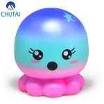 Kawaii Super Jumbo Stress Reliever Squishy Galaxy Seafood Cuttlefish/Octopus Slow Rising Cream Scented Squeeze Toy 10*9*9CM