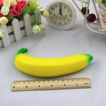 New Soft Cute Slow Rising Squishy Banana Wrist Hand Pad Rest Kids Toy Charm Home Decoration Comfortable Touch Gift