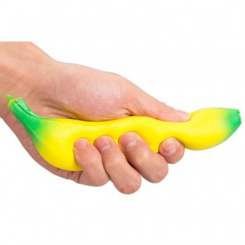 New Soft Cute Slow Rising Squishy Banana Wrist Hand Pad Rest Kids Toy Charm Home Decoration Comfortable Touch Gift