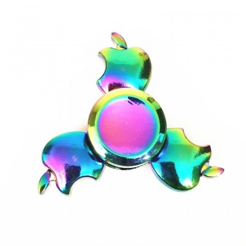 sale Rainbow Hand spinner Finger Fidget Spinner Eye Electroplate Hybrid Bearing Zilver Zinc Alloy Metal EDC Hand Tri spiner SZJD