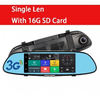 QUIDUX Car DVR Rearview Mirror 7 3G Full HD 1080P GPS Navigation WIFI Dual Lens Video Recorder Camera Dashcam Parking monitor