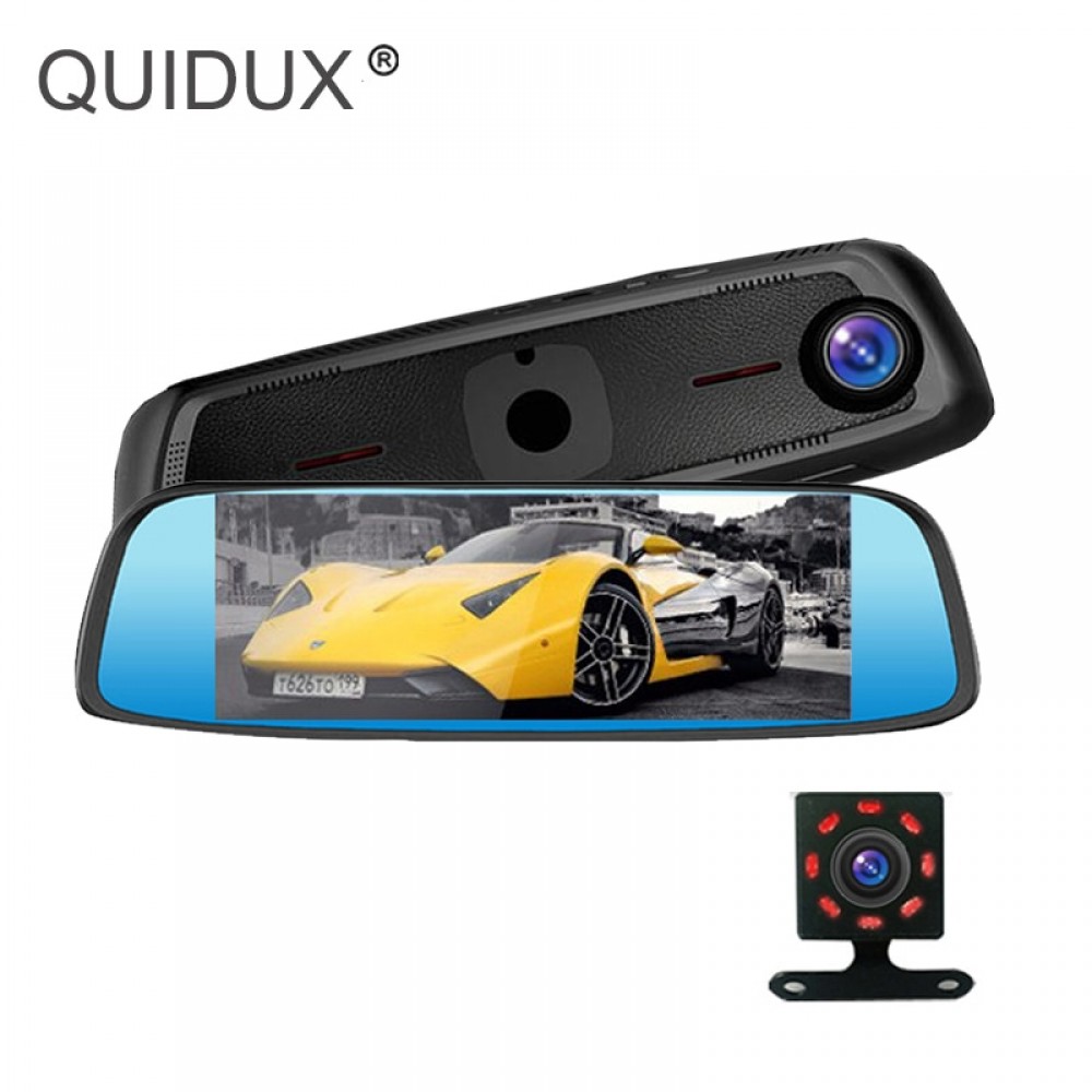 2018 New Car DVR Camera Android 5.1 with GPS 8 4G Special Mirror DVRs Automobile Video Recorder Rearview Mirror Camera Dash Cam