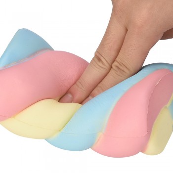 14.5cm Lovely Squishy Spun Sugar Scented Squishy Slow Rising Squeeze Toys Collection Giant marshmallow Pinch toy Fun Kids