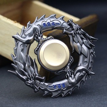 Dragon Metal Fidget Spinner Zinc Alloy Gyro Rotary EDC Hand Spinner For Autism And ADHD Focus Stress Fingertip G0158