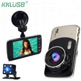Dash Cam Car DVR Camera Dual Lens IPS 4.0 Full HD 1080P Video Recorder Registrator Night Vision Car Camcorder DVRs Dash Cam