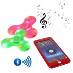 Fidget Spinner LED Bluetooth Speaker EDC ABS Bearing Bluetooth Connect Make a Music For Autism ADHD Anxiety Stress