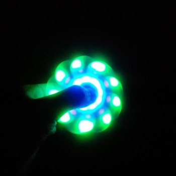 Fidget Spinner LED Bluetooth Speaker EDC ABS Bearing Bluetooth Connect Make a Music For Autism ADHD Anxiety Stress