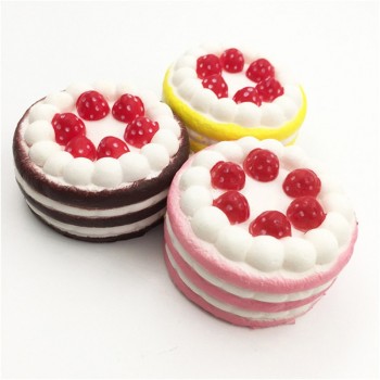 Cute Mini Strawberry Cake Stress Reliever Squishy Slow Rising Cream Scented Decompression Cure Toy squish toys for kid child A1