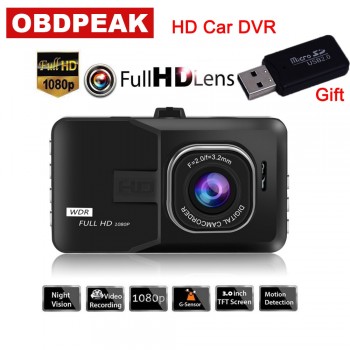 3 Inch Dash Camera Car DVR car rearview mirror 1080P Dash Cam Video Recorder DVR For Driving Recording Car Detector/G30
