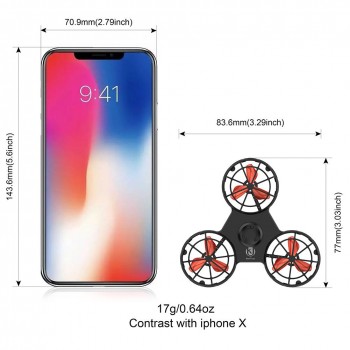 LeadingStar Mini Fidget Spinner Hand Flying Spinning Top Autism Anxiety Stress Release Toy Great Funny Gift Toys For Children