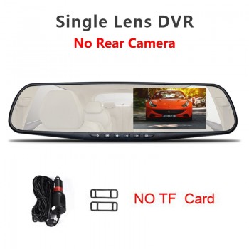 Jansite Car DVR Dual Lens HD 1080P display Car Camera Video Recorder Rearview Mirror With Rear view DVR Dashcam Auto Registrator