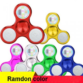 Unisex Light Fidget Spinner Led Stress Hand Spinners Figet Spiner Cube EDC Anti-stress Finger Spinner Autism boy Hand spinner