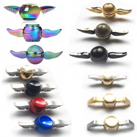 Fidget Spinner Harry Potter Golden Snitch Hand Spinners Rainbow Metal Copper Cupid Angel Wing Decompression Toy finger Gyro