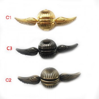 Fidget Spinner Harry Potter Golden Snitch Hand Spinners Rainbow Metal Copper Cupid Angel Wing Decompression Toy finger Gyro
